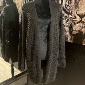 ❤️EUC-APT. 9 BLACK LONG CARDIGAN WITH POCKETS SZ XL